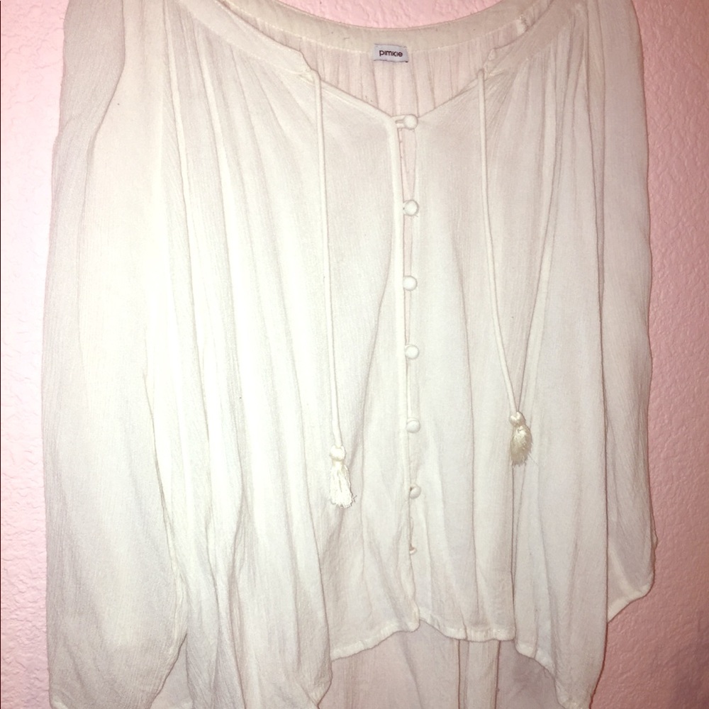 Foley Bohemian Peasant Top